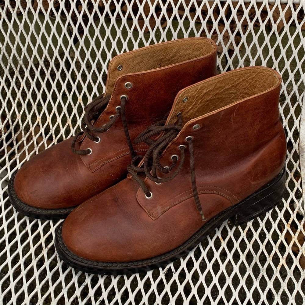 Vintage J. Crew Field Boots Ankle Lace Up Women’s Size 8 D
